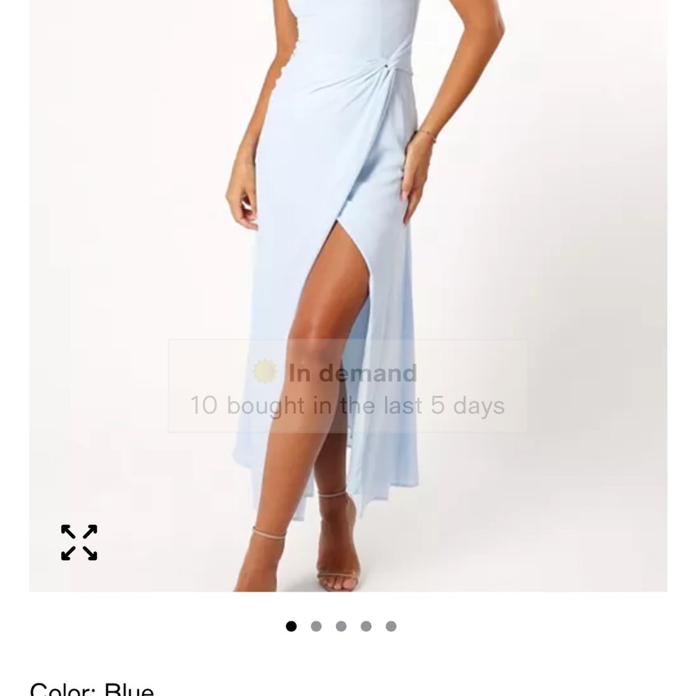 Petal & Pup Blue Midi Dress